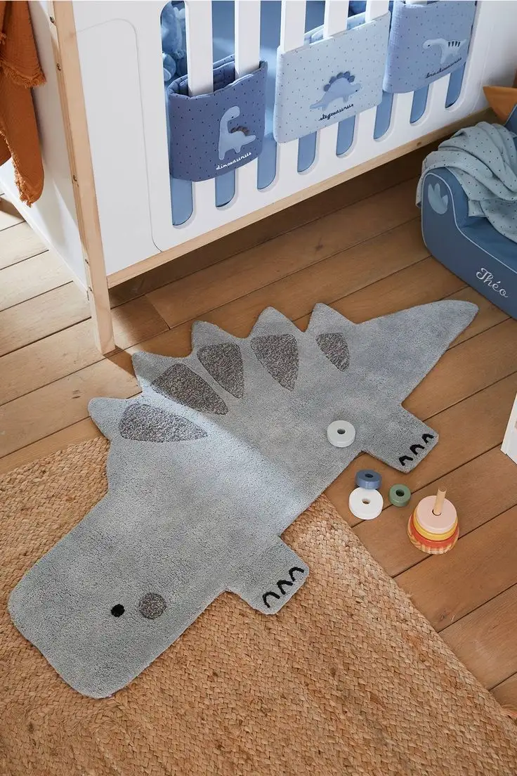 ​🦕 Tapete Infantil Estegossauro Fofo Recortado