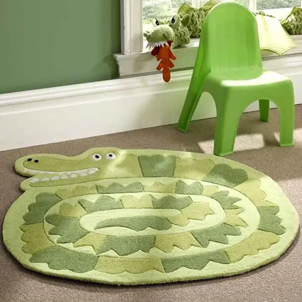 ​🦕 Tapete Infantil Estegossauro Azul Recortado
