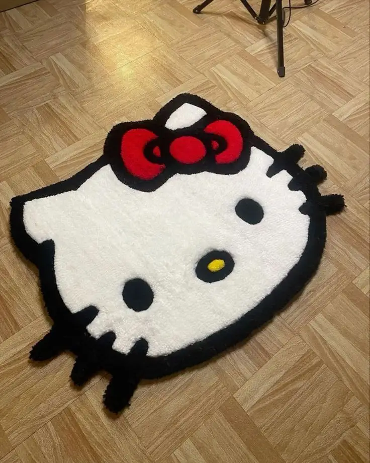 ​🐱 Tapete Recortado Hello Kitty Clássica