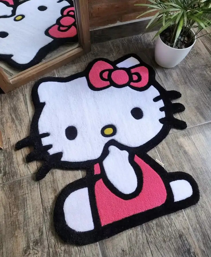 ​🎀 Tapete Recortado Hello Kitty Inteira