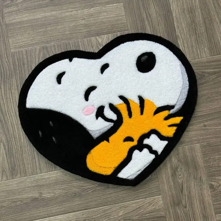 ​💛 Tapete Coração Snoopy e Woodstock