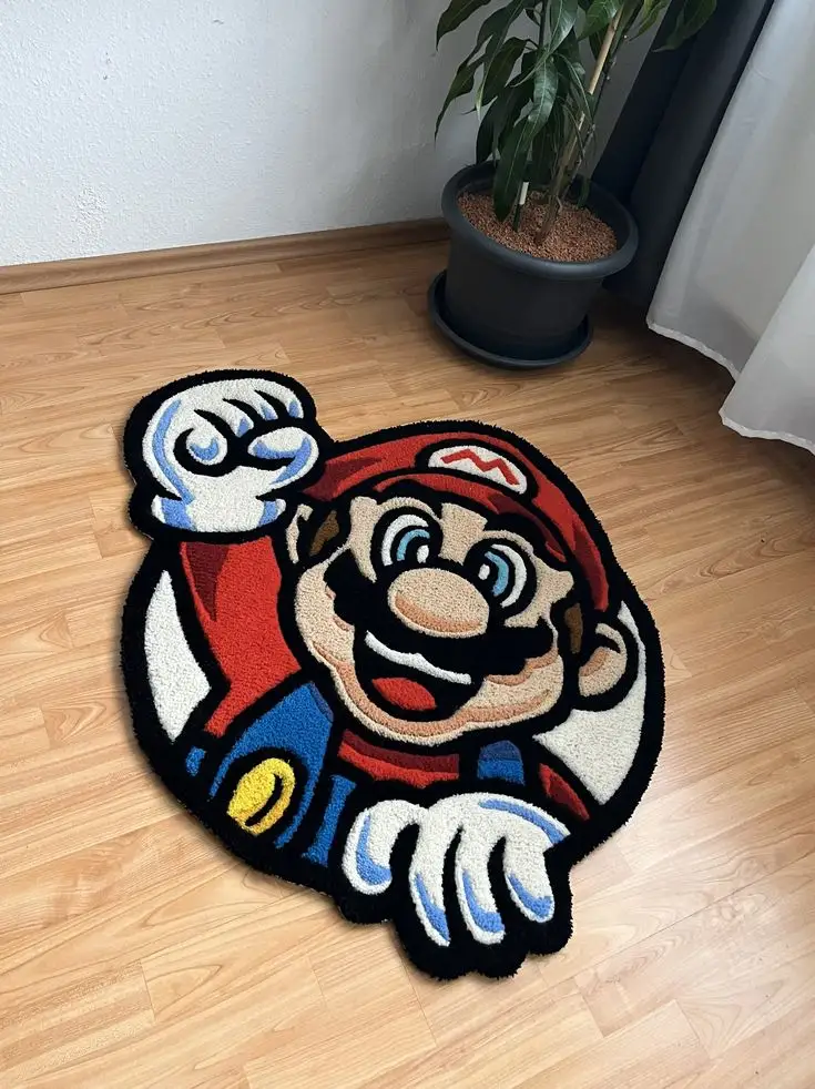 ​⭐ Tapete Recortado Super Mario Flying